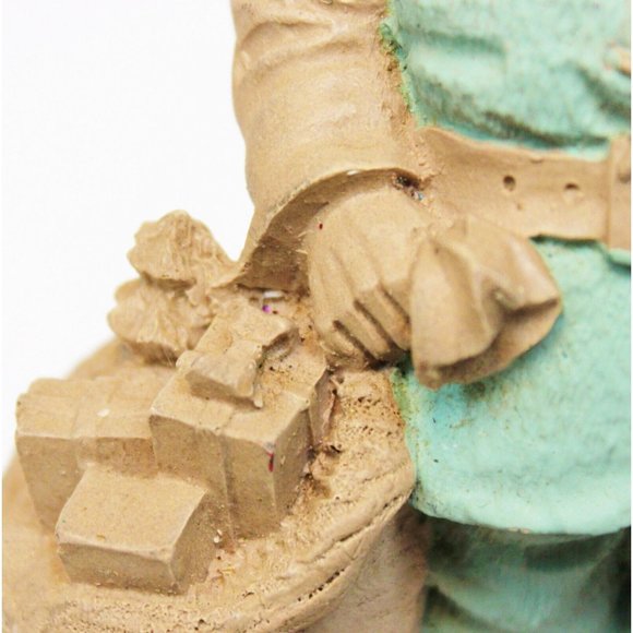 VTG 1990 Wood Look Carved Irish Santa Claus Figurine Art Craft Holiday - Picture 9 of 10